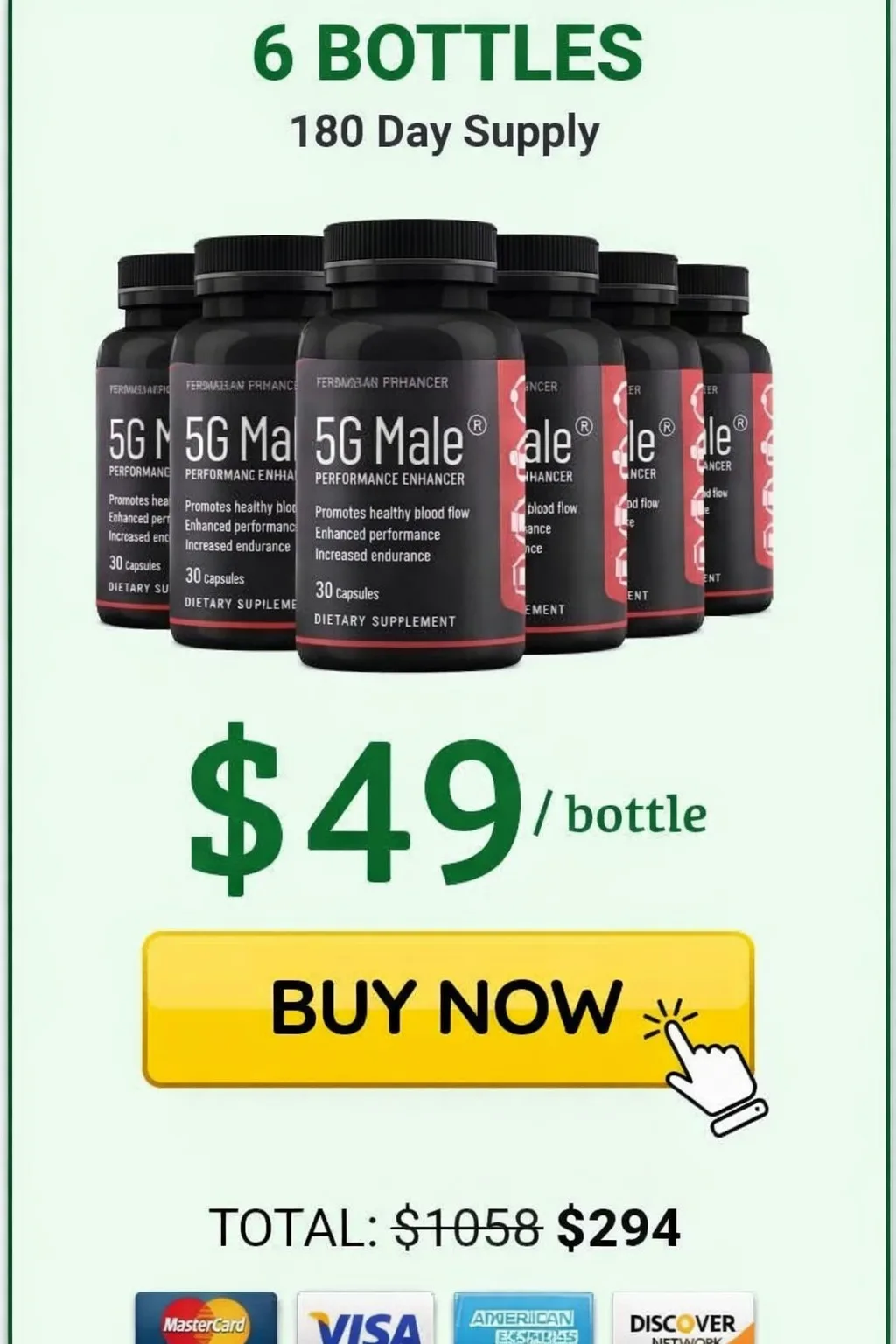 5G male  6 Bottle Price